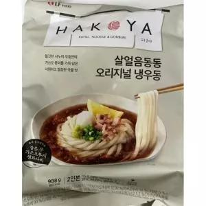 하코야 살얼음 동동 냉우동 988g