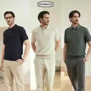[인터메조][인터메조] 인터메조 26썸머 린넨 라이크 카라니트 3종