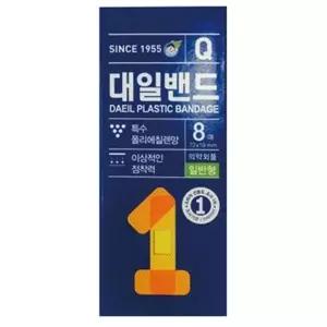 고품질 TBZ 대일 Q 일반형 8매 갑 12개입 반창고 일반형밴드 WFM0FWF