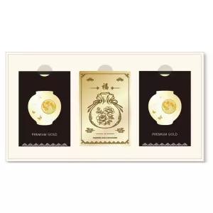 롯데 단독 황금 달항아리 골드 코인 세트(3.75g+3.75g)