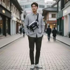 슬링백 데일리 다용도 크로스백 여행용 보조가방 메신저백 남성 힙색 웨이스트백