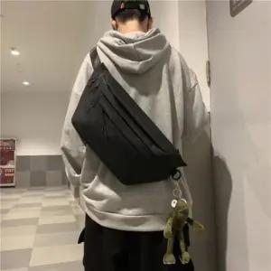 블랙 크로스 데일리 숄더백 남녀공용 슬링백 바디 가방 메신저백 여행용