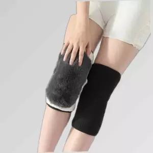 남자 여자 두툼 융털 뽀글이 무릎 겨울 무릎 안감 방한 보호대 시림 방지