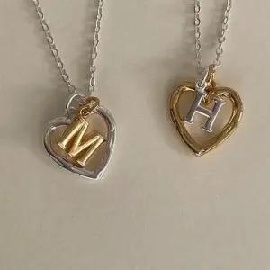 은목걸이 (925 Silver) Love combi initial necklace A 22