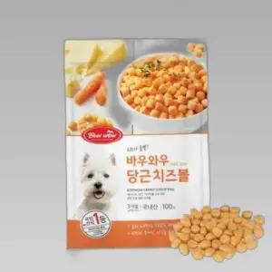 바우와우 당근 치즈볼 100g (강아지 간식)