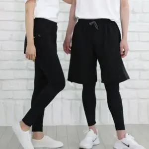 남녀공용 헬스 요가 등산 레쉬가드 반바지 레깅스 타