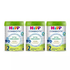 Hipp 힙 콤비오틱 유기농 분유 2단계 800g 3개