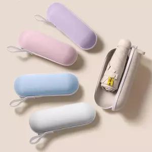 2개 미니 마카롱 양산 우산 초경량 우양산 양우산 암막 접이식 3단 자외선차단