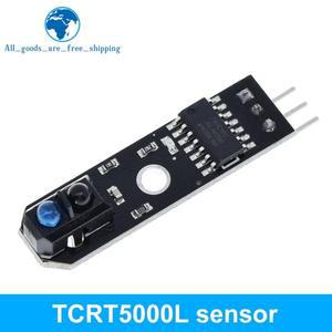 TZT IR 적외선 라인 트랙 팔로워 센서 TCRT5000 장애물 회피  AVR ARM PIC DC 5V 1 개 5 개
