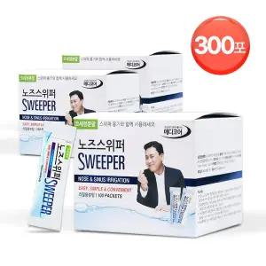 노즈스위퍼 코세정분말(300포) / 이상민 코세정분말 비염 코청소 생리식염수분말