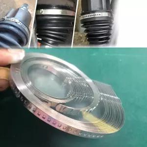30pcs CV 부트 클램프 공구 스테인리스 스틸 범용 조절식 차축 수리 키트 조인트 크림프 익스팬더 차량