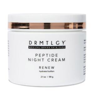 DRMTLGY 펩타이드 나이트 크림 페이스 모이스처라이저. 모든 피부 타입 무향 및 오일 프리 보습 페이셜 2.1온스