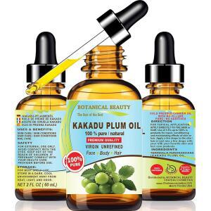 호주 카카두 플럼 오일 100프로 포함 퓨어 내추럴 버진 정제되지 않은 캐리어 2 플로즈 60ml 얼굴 피부 바디 헤어 립 네일 바이 식물 뷰티