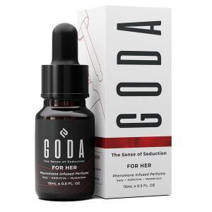 고다 페로몬 Perfume 자스민과 로즈 비건 & 프리가 함유된 오리지널 오래 지속되는 15ml050 fl oz
