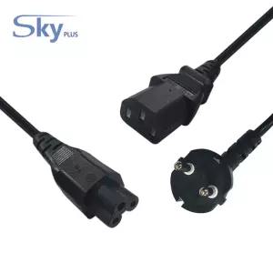 3구 AC전원코드 크로버 육각형 케이블 모니터 TV 노트북 3구 파워코드 0.5m 1.5m 1.8m