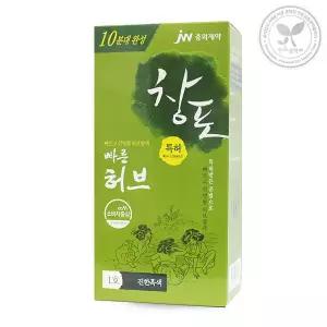 중외 창포 빠른허브 1호 염색약 진한흑색