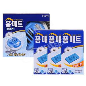 홈매트 코드룰러 훈증기+리필90매(30매x3개)