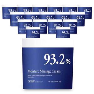 데뷰 93.2% 모이스처 마사지크림 500ml x 18개 대용량 마사지 클렌징 크림