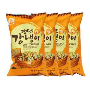 당암티에프 뻥튀기 튀밥 강원도강냉이150g 4개