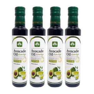 [오리지널픽_행복팩토리] 최상급 100% 엑스트라버진 아보카도오일 250ml x 4병