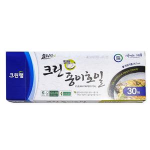 크린랩 크린 종이호일 원형 30매