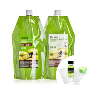 아초아 카라멜 염색 헤어칼라 400ml 새치커버