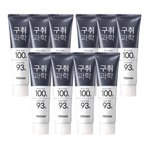 메디안 구취과학치약 프리징 쿨 민트 120g x10개