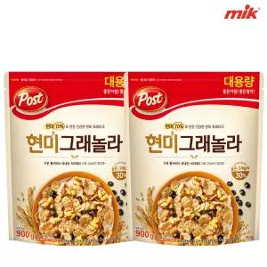포스트 현미 그래놀라 900g x 2개 [콘푸라이트/시리얼/코코볼/크랜베리아몬드/카