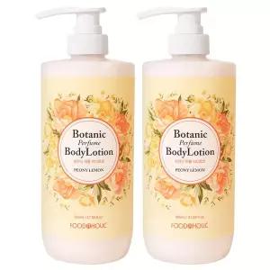 [푸드어홀릭](1+1)푸드어홀릭 보타닉 퍼퓸 바디로션 피오니 레몬 800ml/향이좋은 대용량 바디밀크
