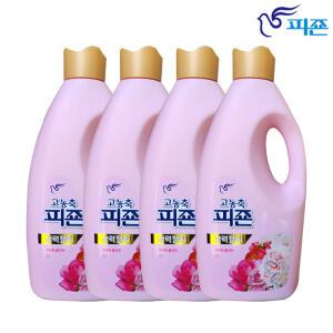 피죤 강력탈취 고농축 섬유유연제 용기 2L 4개 로맨틱플라워