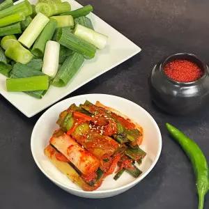 국내산 아삭알싸 통 대파김치 1kg/2kg/3kg