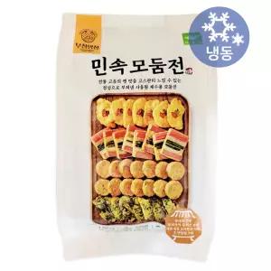 코스트코 사옹원 민속모둠전 1102g/냉동 모듬전 깻잎전 고기완자 오미산적 동태전 명절 제사 전 부침개 반찬 에어프라이어