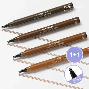 [1+1] MQNY 마이결핏 삼지창 눈썹 타투펜 0.8g 4종 아이브로우 눈썹펜슬 브로우 틴트