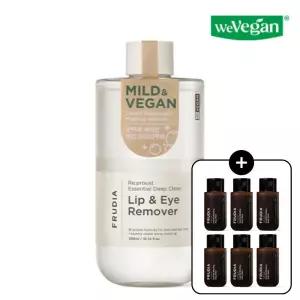 리프루스트 에센셜 딥 클린 비건 립앤아이 리무버 300ml (+바디워시50ml 6개 증