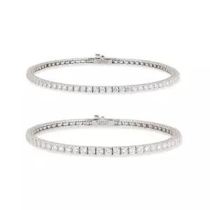 도로시 18k 텐션 랩 다이아몬드 테니스 팔찌 2mm 16.5cm)