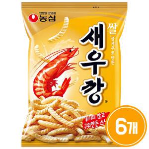농심 쌀새우깡 80g x 6개 / 과자 간식