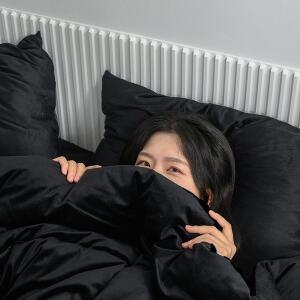 [더크린]델리카 플란넬 극세사 양면 3color 이불베개세트 Q