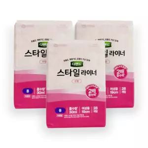 디펜드 여성 스타일 라이너 무향 성인기저귀 롱 28개 x 3팩