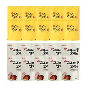 [NS홈쇼핑]땅끝해남 고구마말랭이70g x10봉+고구마말랭이100g x10봉[34973023]