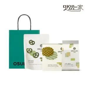 맛있는家 오설록 베스트 세트 웨하스+와플+프레첼)