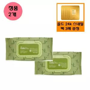 [토니모리](의정부점)*초특가(정품2개)그린티 노워시 클렌징 티슈(총200매)+사은품/여행용 클렌징 티슈 ...
