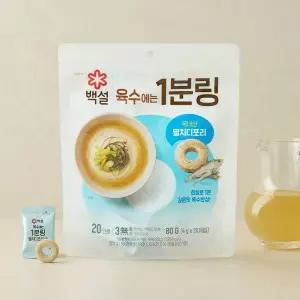 백설 멸치디포리가득 육수에는 1분링 80g