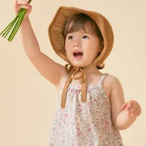 [그린베베] 국내생산 여름용 유아 끈나시 반바지 아기내복 상하세트_아멜리아 편면내의(나시)