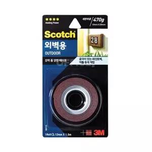 [하프클럽/]3M 외벽용 강력 폼양면 테이프 폭 12mm