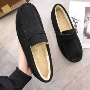 [하프클럽/]단화 겨울용 털안감 여성신발 로퍼 모카신 캐주얼화