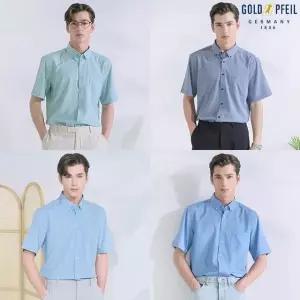 25SS GOLD PFEIL 워셔블 반팔 스판셔츠 4종