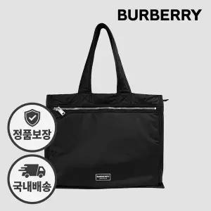 [버버리] 나일론 토트백 숄더백 80905551 나일론 블랙 라지