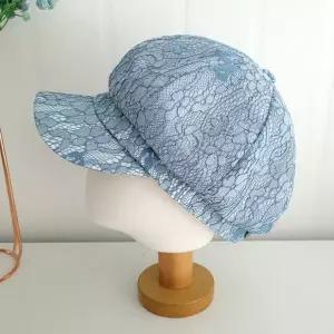 [hat'scompany]여성 여름 레이스 팔각모자 베레모 빵모자 고급 중년 모자