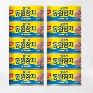 동원FB 동원 참치 인 워터 100g 10캔