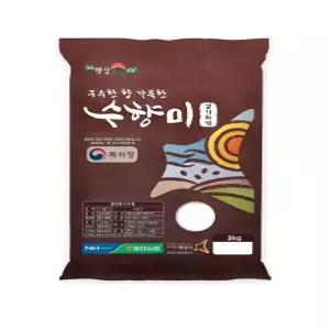 수향미 골든퀸 3호 백미 특등급 3kg 1개